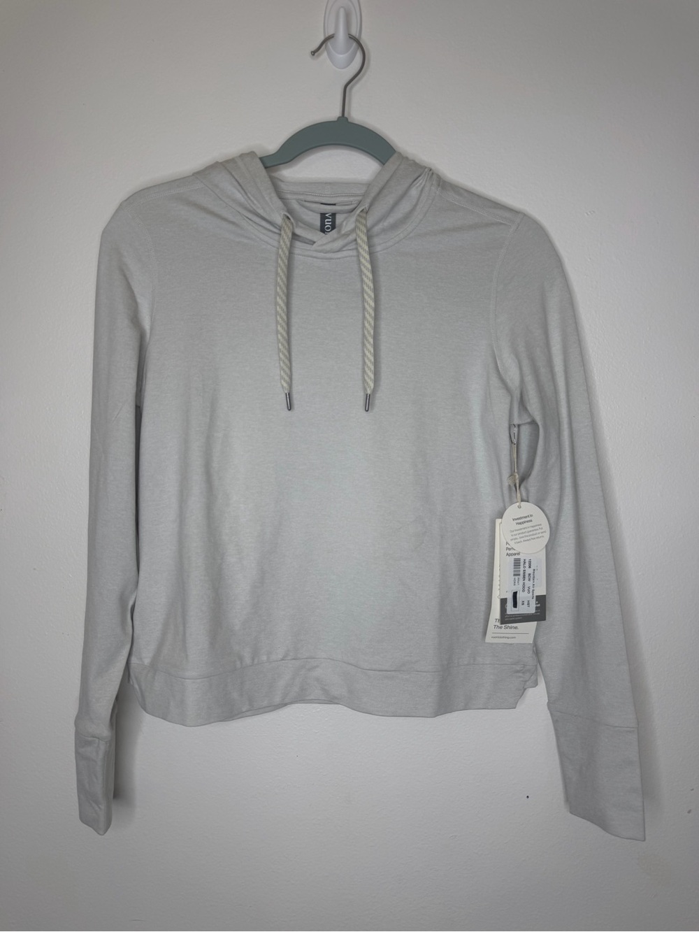 Vuori Halo Light Gray Hoodie with Tag